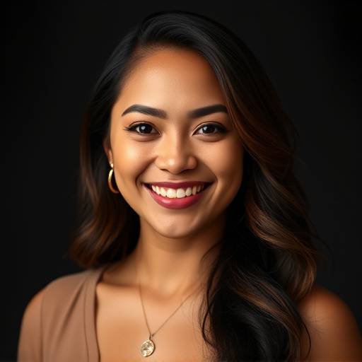 Portrait of Amara Rios, the studio's client relations manager, smiling warmly and professionally.